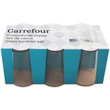 CJ COPO VIDRO 230ML 6PCS HO55172