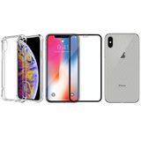 Capinha Antichoque + Película Vidro 5d + Traseira iPhone XS Max