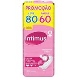 Intimus Protetor Diário Days, Cuidado Diário Sem Perfume, 80 Unidades - Leve 80 Pague 60