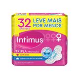 Absorvente Intimus Tripla Protecao Cobertura Extra Suave Com Abas 32un