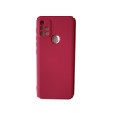 Capa Moto G10 / G30 Aveludada com Proteção Câmera - Vinho