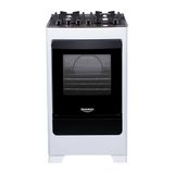 Fogão a Gás 4 Bocas Dako Supreme Glass Branco Automático Bivolt