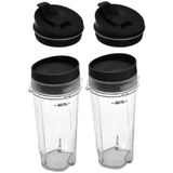 Ninja Conjunto de Copo 473ml Reposição Ninja Copo de serviço Único CTampa Nutri Ninja Série BL770 BL780 BL660 BL740 BL810