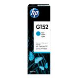 Garrafa HP GT52 Ciano original (M0H54AL) Para HP Deskjet 5822, HP Smart Tank 617, 517, 514