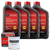 Kit Revisão 4 Litros De Óleo 5w20 + Filtro De Óleo Motorcraft Ford Ka Ecosport New Fiesta 2014 A 2022