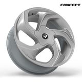 Roda Aro 17x6 Concept Prata Furação 4x100/4x108mm