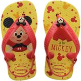 Chinelo Havaianas Infantil Disney Classics BABY 20 Amarel