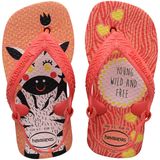 Chinelo Havaianas Infantil BABY PETS 21 Rosa Seda