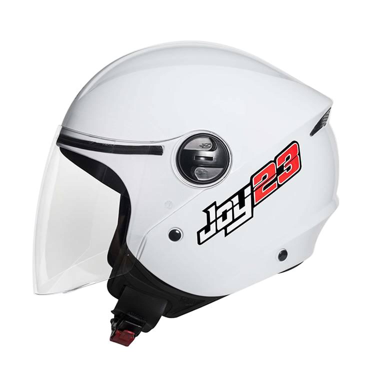 Capacete Moto Joy 23 Taurus Aberto Várias Cores Motoboy  - Branco - 58