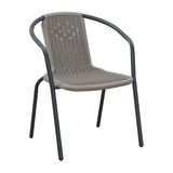 Cadeira Individual para Jardim em Resina Carrefour Natural GD84784