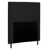 Cabeceira de Solteiro 90cm Luna I02 Corano Preto - Mpozenato