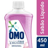 Lava-roupas Líquido Omo Roupas Finas E Delicadas Original 450ml