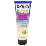 Perfume Feminino Dr Teal's 240 ML Pure Epsom Salt Foot Cream Com Shea Butter Aloe Vera & Vitamin