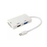 Adaptador conversor Mac Thunderbolt mini Displayport 3x1 Hdmi Vga DVI