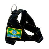 Peitoral AMF Security Preto para Cães - Tamanho 01