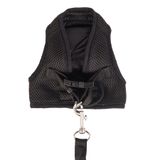 Peitoral Urban Puppy para Cães Colete Aerado Preto - Tamanho M