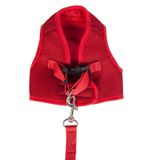 Peitoral Urban Puppy para Cães Colete Aerado Vermelho - Tamanho PP