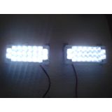 Kit Strobo Typer Branco 2 Leds Para Viaturas De Seguranca