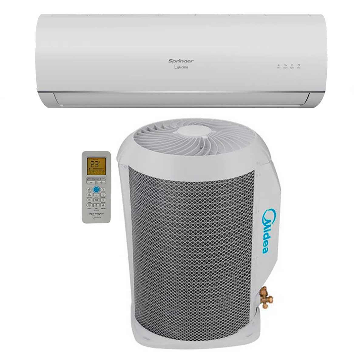 Ar Condicionado Split Hi Wall Inverter Springer Midea All Easy Pro 12000  BTU/h Quente e Frio 42AEVQA12M5 - 220 Volts