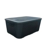 Caixa Organizadora Rattan 5,8 Litros 2041 Plasnew