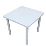 Mesa Plástica Desmontável Branca 83 Cm - Gibafer