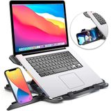 Laptop Stand For Desk, Suporte De Laptop Ajustável Para Mesa, Laptop Riser Para Macbook Pro E Air 13 15 17 Polegadas, Laptop Stands Ajustável, Suport