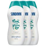 Kit com 3 Protetor Solar Sundown Praia e Piscina FPS 50