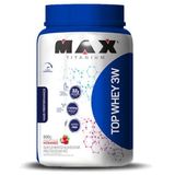 Kit 10X Top Whey 3W - 900g Morango - Max Titanium