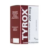 Repositor Hormonal Tyrox Cepav 200mcg - 60 comprimidos
