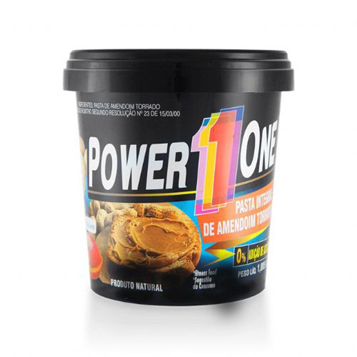 Pasta de Amendoim Integral - 1000g - Power One