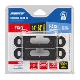 Suporte Fixo para TV de 14" a 84" Multivisão Plug Blister