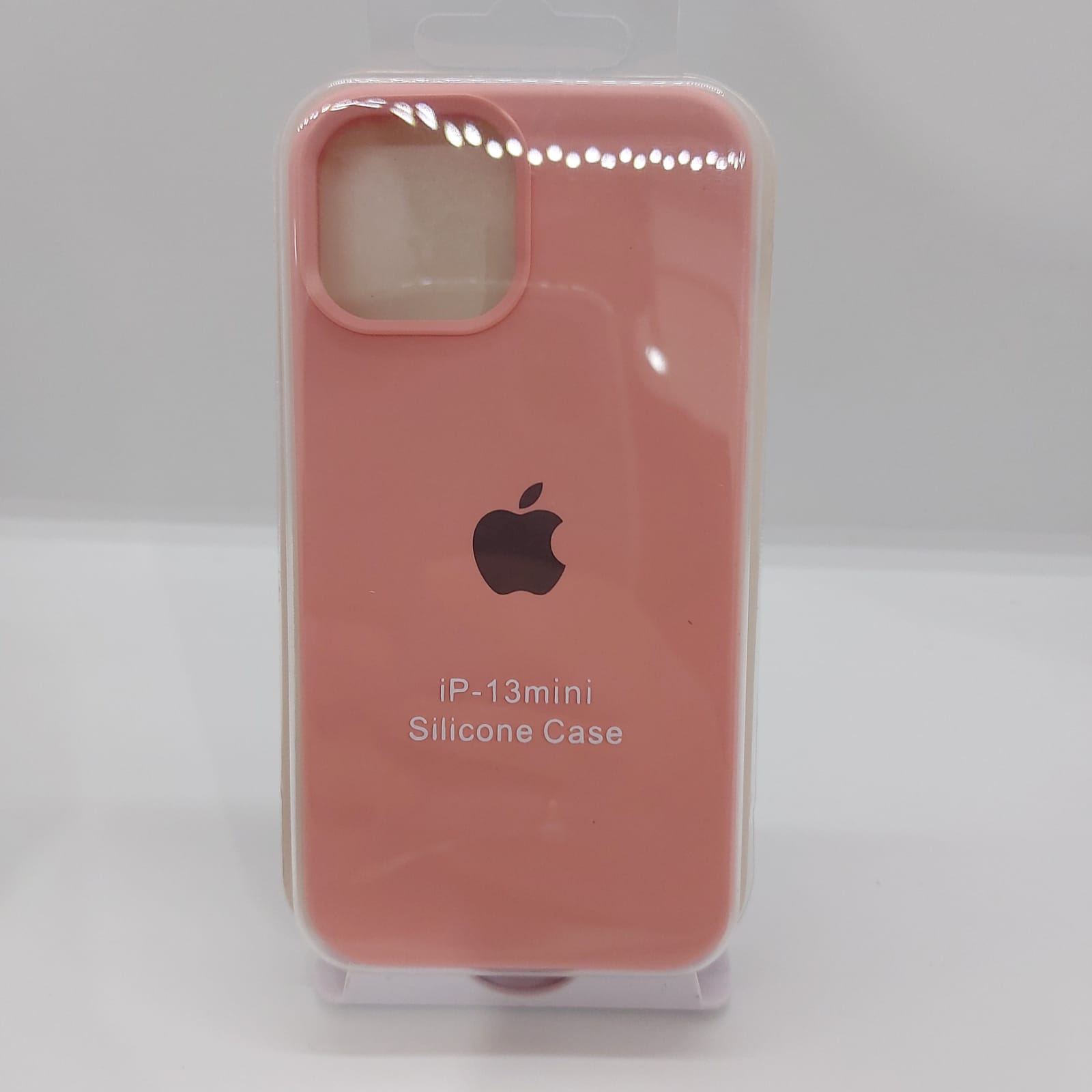 Capa De Silicone Com Interior Aveludado Premium Com Maçã - Fechada No Fundo - Iphone 13 Mini (alta Qualidade!)