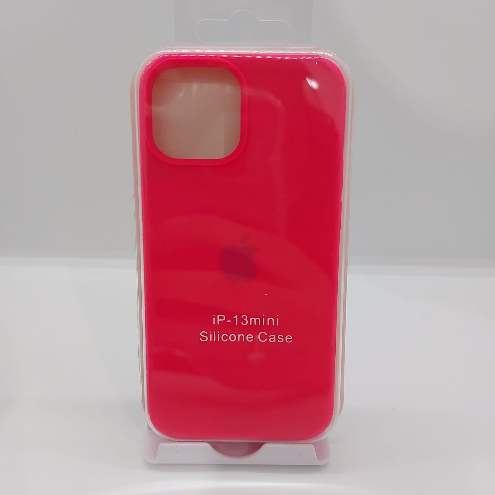 Capa De Silicone Com Interior Aveludado Premium Com Maçã - Fechada No Fundo - Iphone 13 Mini (alta Qualidade!)