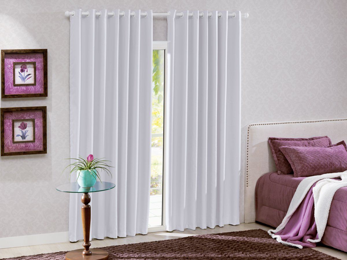 Cortina Corta Luz PVC 400x250 C/ Bainha Dupla Face | Bella Janela