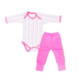 Roupa de bebe Body estampado-conjunto 2 peças bodies + mijão - manga longa- Bener babys