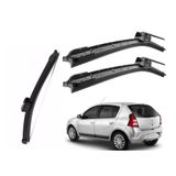 Kit Palheta Limpador Para-brisa Renault Sandero 2007 À 2014