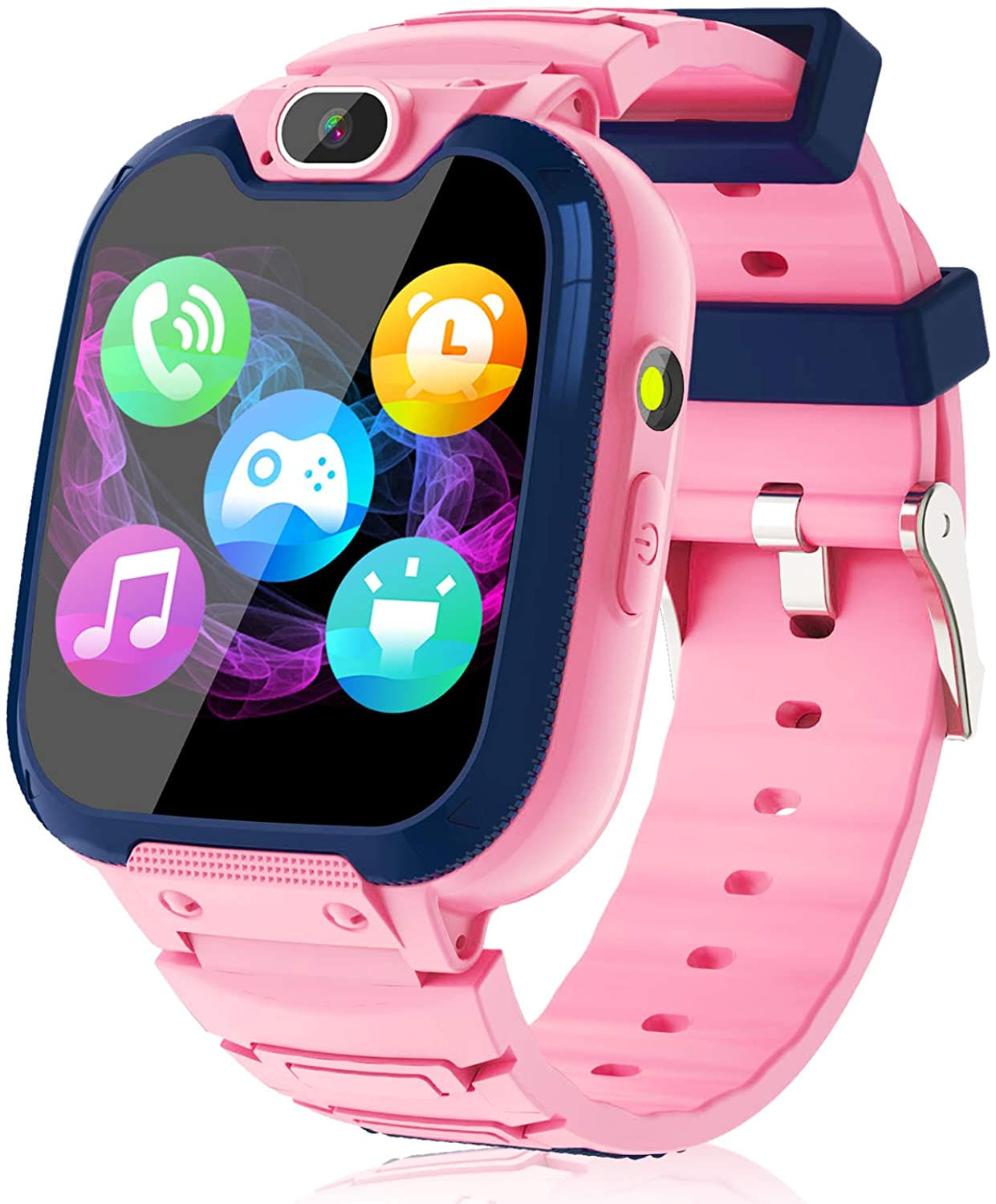 Vakzovy Kids Smart Watch Girls, Presentes para Meninas de 3 a 10 anos De 3  a 10 Anos Dual Camera Touchscreen Relógio inteligente para crianças com