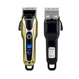 Máquina de Cortar Cabelo Sem Fio Turbo Profissional Kemei