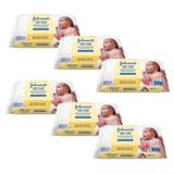 Kit Lenços Umedecidos Johnson's Baby Recém-Nascido Sem Fragrância 288 unidades