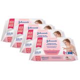 Kit Johnson's Baby Toalhinhas Extra Cuidado 384 unidades