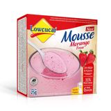 Mousse Lowçucar Zero Açúcares Sabor Morango 25g