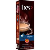 Cápsulas de Café Espresso Decaf Três - 10 un