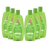 KIT 6 Shampoos Johnson's Baby Cabelos Claros 400ml