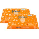 Kit Johnson's Baby Toalhinhas Limpeza e Suavidade 88 unidades