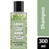 Shampoo Energizing Detox Óleo de Melaleuca & Vetiver Love Beauty and Planet 300ml