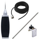 Antena Móvel PX 2,70 Metros Inox Marinox B2003p Caminhão Alongador Inox 60 Cm Suporte Universal Kit de Parafusos Anti-Furto Cabo 5,5 metros