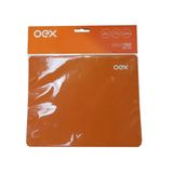 Mousepad Oex Emborrachado Mp-100 Base De Borracha Laranja