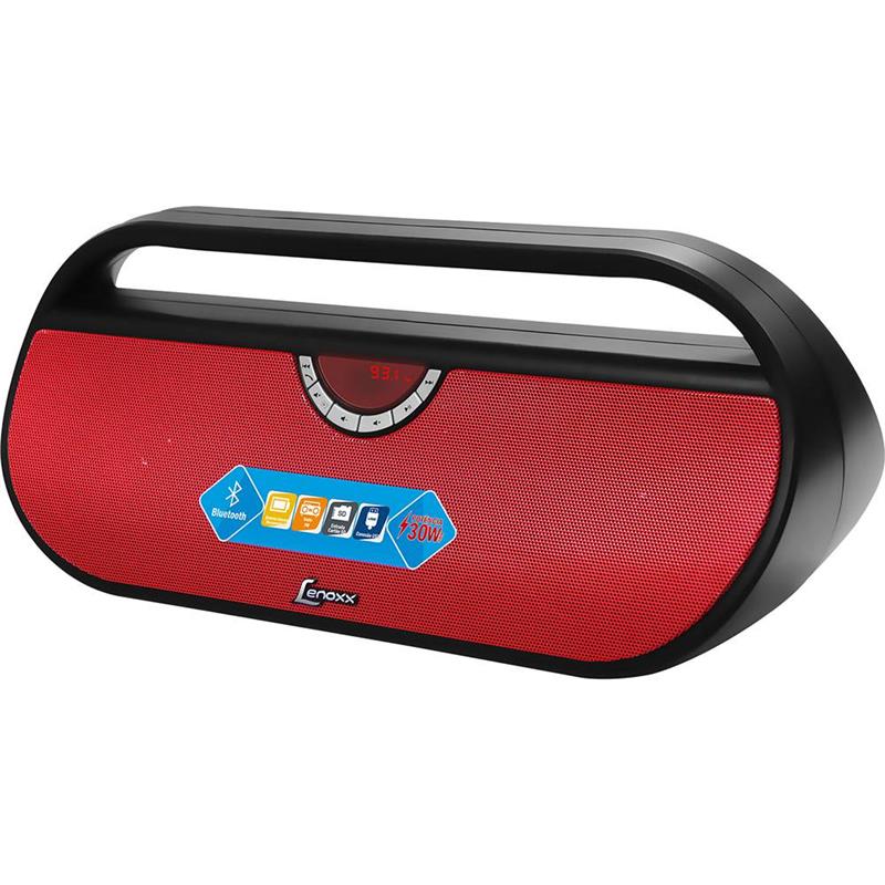 Caixa de Som Lenoxx Speaker Vermelho Bt540