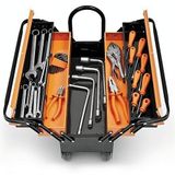 Caixa de ferramentas profissional com 35 peças e roda - CARGOBOX - Tramontina PRO