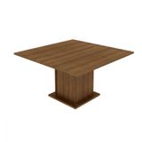 Mesa Quadrada Rustic Tampo de Madeira Madesa 5286